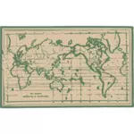 Mapa Antigo do Mundo