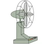 Elektrický ventilátor 3D výkres