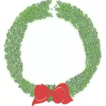 Christmas Wreath Red Bow