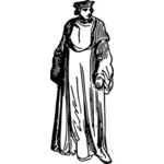 Středověké muži oblečení
