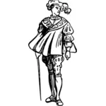 中世の騎士のファッション