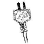 220 V symbol