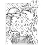 الشطرنج في كتاب التلوين