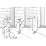 Bibelns illustration bild