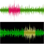 Gráficos vectoriales de un ecualizador musical