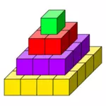 Pyramide de cubes