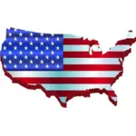 Mapa da América 3D