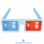 Óculos de cinema 3D