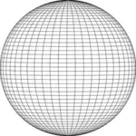 Wireframe sphere
