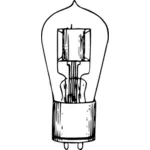 Монохромное изображение лампочки