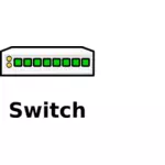 icône de commutateur 8 ports
