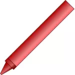 लाल crayon वेक्टर छवि