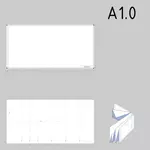 A1.0 størrelse tekniske tegninger papir mal vektortegning