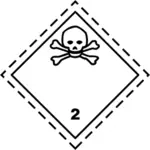 Racun gas simbol