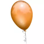 Oranžový balónek vektorový obrázek