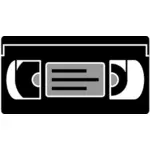 VHS tape vector image
