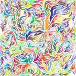 Abstract flames tile