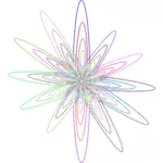Kleurrijke whirlpool pictogram