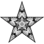 Simbolo della stella decorativa