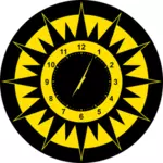 Abstrak sun clock