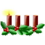 First Sunday in advent vector clip art