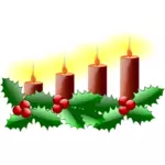 Fourth Sunday in advent vector image