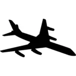 Vliegtuig silhouet afbeelding