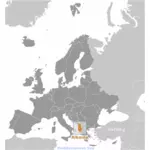Etykieta lokalizacji Albanii