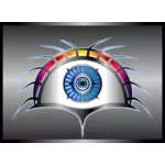 Tecnología ojo Vector Clip Art