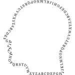 Kopf mit alphabet