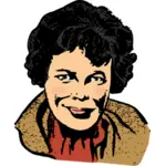 Амелия Эрхарт векторное изображение