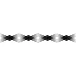 Vector graphics of rhomboid grey border