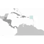 Anguilla läge etikettbilden