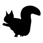 Eekhoorn silhouet afbeelding