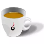 vektorigrafiikka espressokahvikupillista