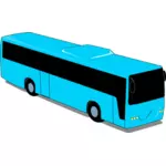Blå buss bilde