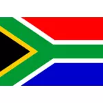Флаг Южной Африки векторное изображение