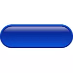 Píldora en forma de dibujo vectorial de botón azul