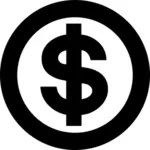 Cash button symbols