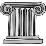 Imagine vectorială coloana pilon