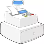 Cash register vector image