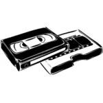 Vector de la imagen vídeo cassette
