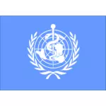 Flaga światowej organizacji zdrowia
