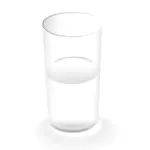 ग्लास पानी वेक्टर चित्रण का