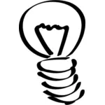 Image clipart vectoriel ampoule