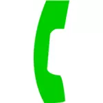 Telefoon pictogram vectorillustratie