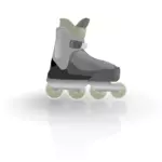 Dibujo vectorial de patines en línea