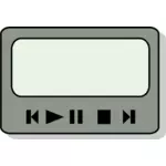 Векторное изображение zinf аудио плеер