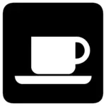 Vektor-Symbol für Kaffee