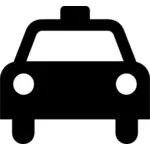 Grafika wektorowa znak taxi